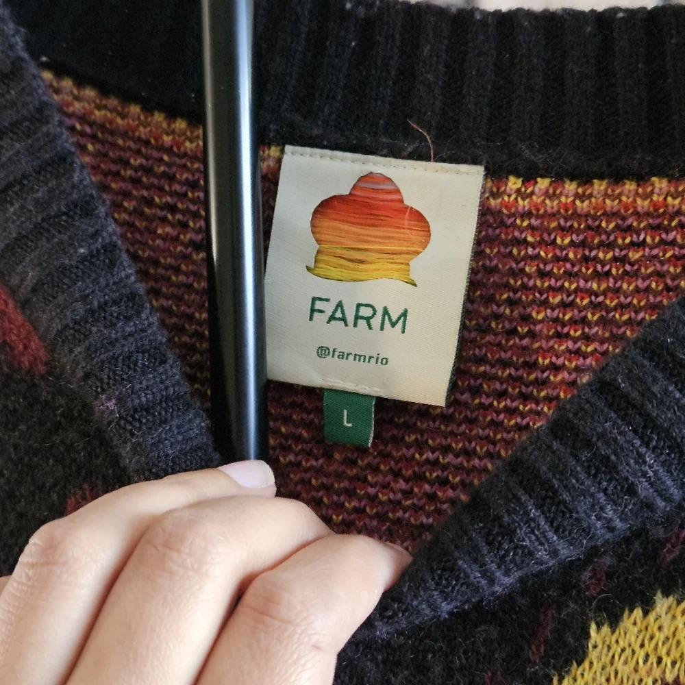 Farm Rio Tropical Magic Sweater Dress - Picture 2 of 4